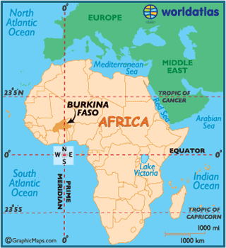 Burkina Faso Map